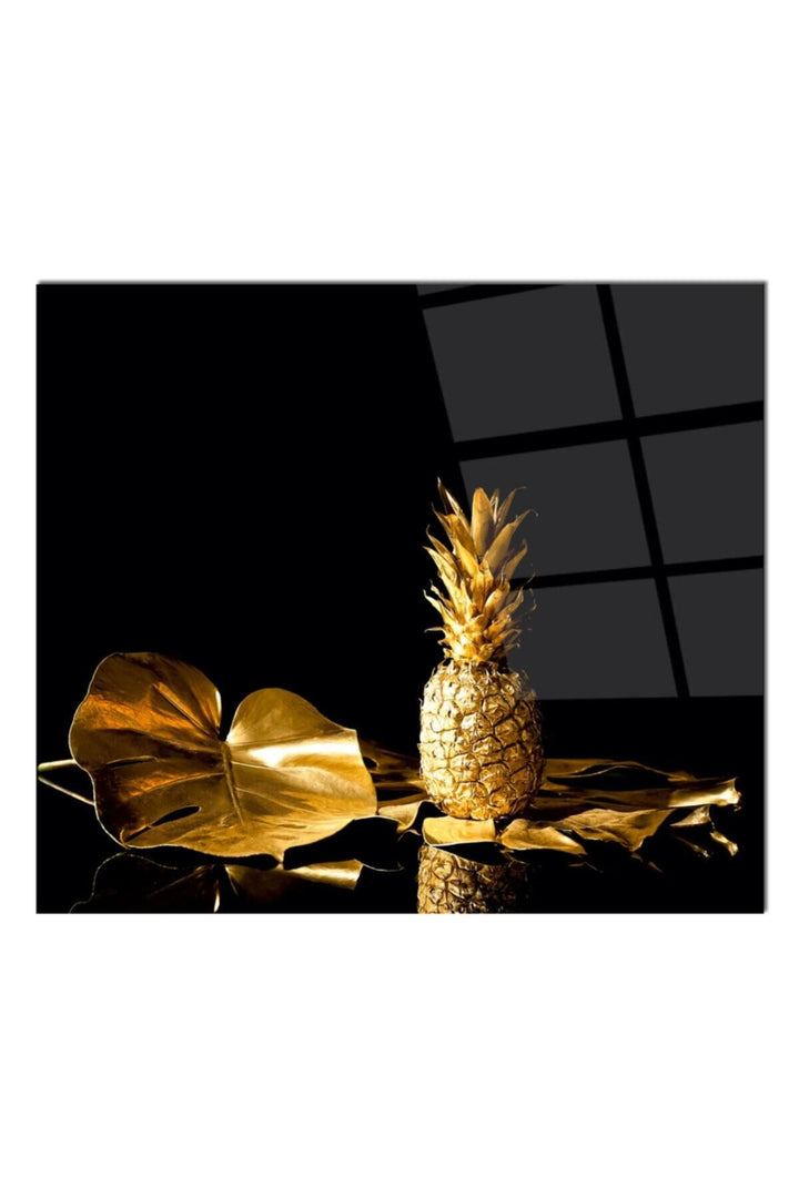 Cam Ocak Arkası Koruyucu Ankastre Arkası Koruyucu Ananas