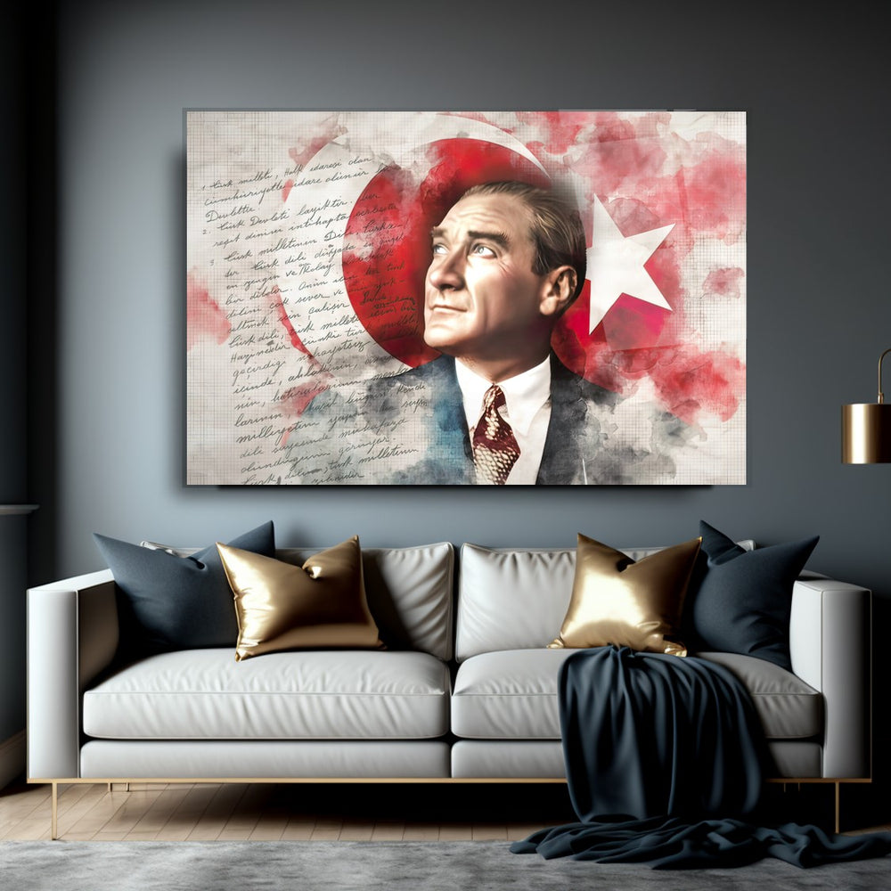 Atatürk Cam Tablo