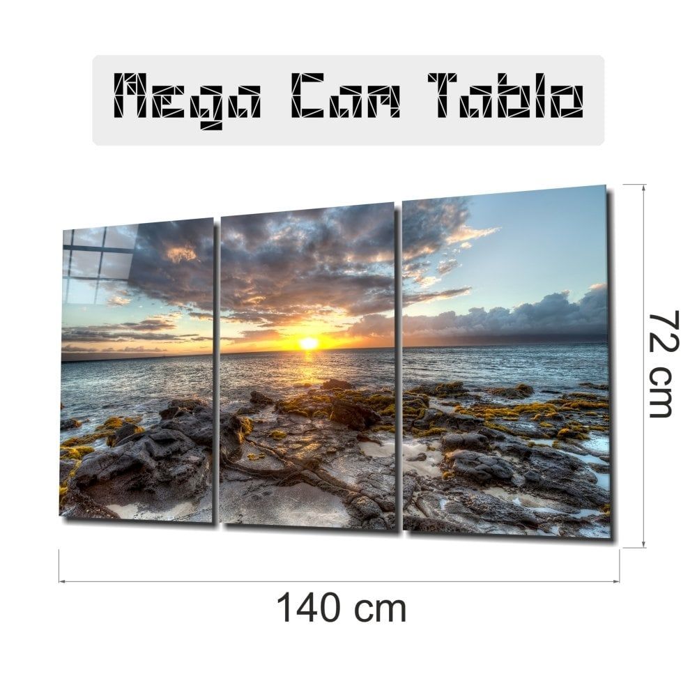 Günbatımı Mega Cam Tablo