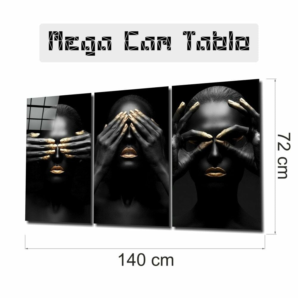 Kadın Mega Cam Tablo