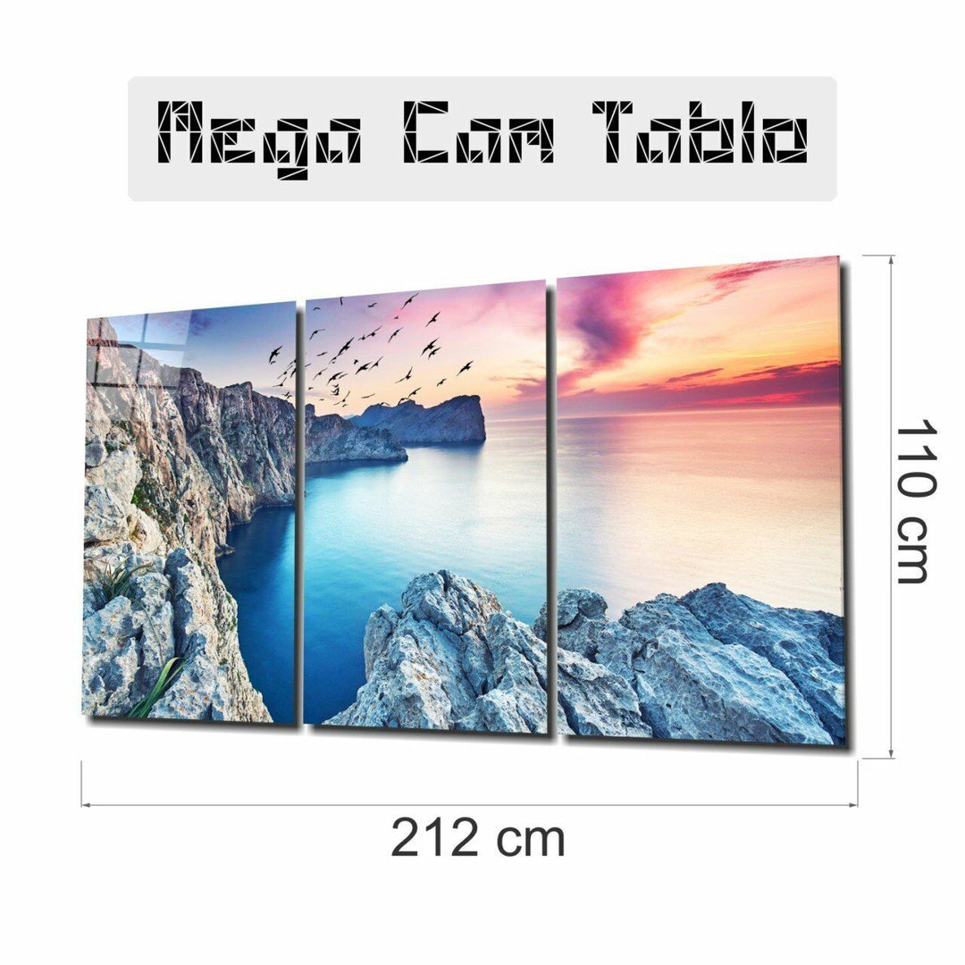 Kıyı Mega Cam Tablo