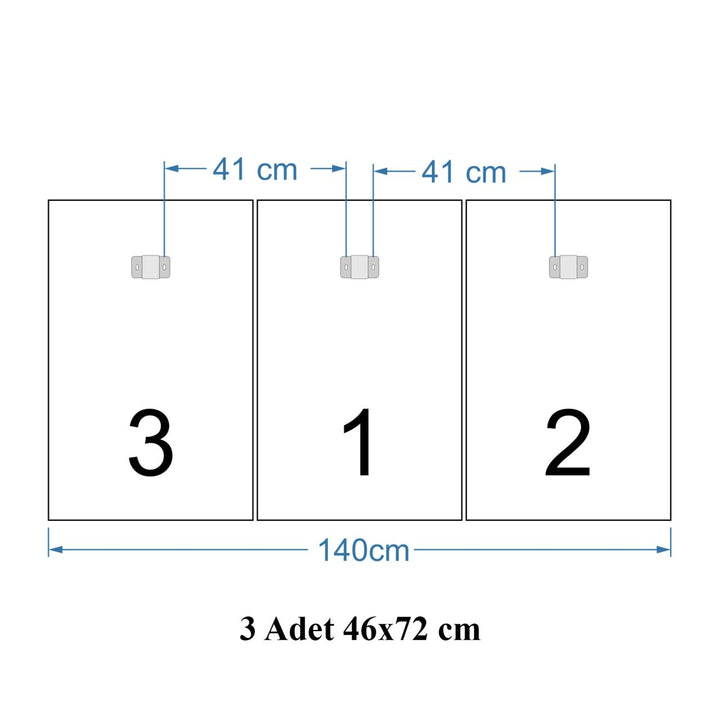 Soyut Şekiller 10 Cam Tablo